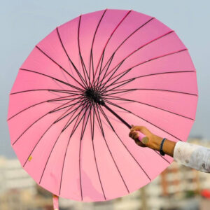 ২৪ শিকের প্রিমিয়াম ছাতা ( Pink Color )