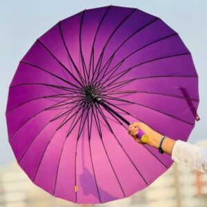 ২৪ শিকের প্রিমিয়াম ছাতা ( Purple Color )